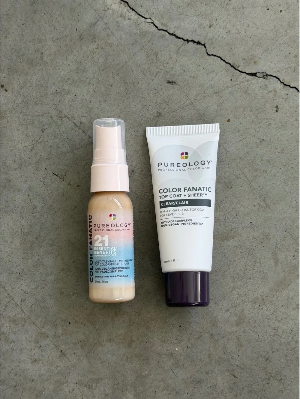 Pureology / Color Fanatic Hair Care Travel Set / 2pc 1 oz
